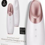 GESKE | SmartAppGuided™ Warm & Cool Eye Energizer | 6 in 1 | Oogmassageapparaat | Apparaat tegen donkere kringen | Traanzakjes en hangende oogleden verwijderen | Elektrische oogmassage
