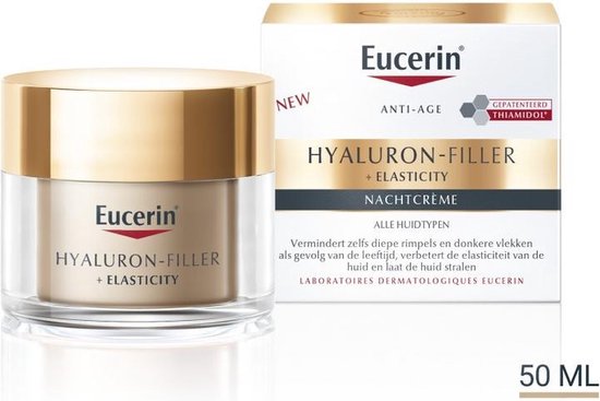 550x367-263 Eucerin Hyaluron Filler Elasticity Night Cream 50ml - Image 1