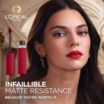 L'Oréal Paris Infaillible Matte Resistance lippenstift – Langhoudende Vloeibare Lipstick met een matte finish Verrijkt met Hyaluronzuur - 105 Breakfast in Bed - 5ml - Image 2