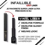 L’Oréal Paris Infailible Gip 24h Vinyl Liquid Liner Zwart - 3ml - Image 3
