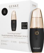 GESKE | SmartAppGuided™ Facial Hydration Refresher | 4 in 1 | Waterverstuiver | Gezichtsstomer | Waterspray | Face mist | Gezichtsreinigingsapparaat | Mist | Cosmetica | Natuurlijke glans