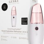 GESKE | SmartAppGuided™ Facial Hydration Refresher | 4 in 1 | Waterverstuiver | Gezichtsstomer | Waterspray | Face mist | Gezichtsreinigingsapparaat | Mist | Cosmetica | Natuurlijke glans