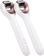 GESKE | SmartAppGuided™ MicroNeedle Face Roller | 9 in 1 | met rozenkwarts | Microneedling | Professioneel Microneedling-apparaat | Naaldroller | Schoonheidsrollergezicht | Micronaaldroller - Image 4