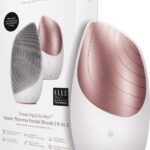 GESKE | SmartAppGuided™ Sonic Thermo Facial Brush | 6 in 1 | Huidreiniging | Reinigingsborstel met warmtefunctie | Gezichtsmassager | Elektrische gezichtsborstel | Apparaat voor gezichtsreiniging