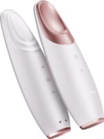 GESKE | SmartAppGuided™ Warm & Cool Eye Energizer | 6 in 1 | Oogmassageapparaat | Apparaat tegen donkere kringen | Traanzakjes en hangende oogleden verwijderen | Elektrische oogmassage - Image 2