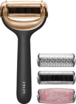 GESKE | SmartAppGuided™ MicroNeedle Face & Body Roller | 9 in 1 | rozenkwarts | Elektrische dermaroller | Microneedling | Microneedling-apparaat | Roller | Schoonheidsroller voor gezicht en lichaam - Image 4