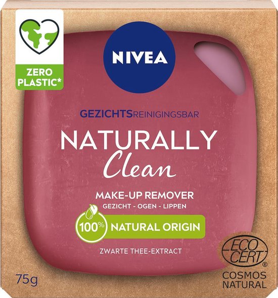 productImage-150 NIVEA Naturally Clean Face Bar Make Up Remover 75 g - Image 1