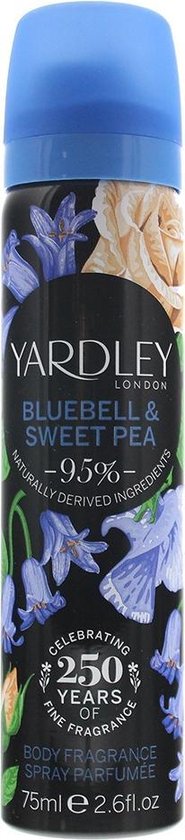 185x840-67 Yardley London Yardley Bluebell & Sweet Pea Body Fragrance Spray 77 Ml For Women - Image 1