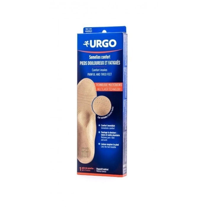 2708102_4d704e89bff8a02a21680c48c021b9a7 Urgo Comfort Insoles Size 36-38 - Image 1