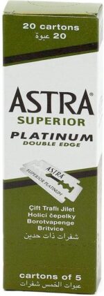 Astra Razor Blade Scheermesjes mannen - 100st - Double Edge scheermesjes - Shavette - Voor gezicht - safety razor blades