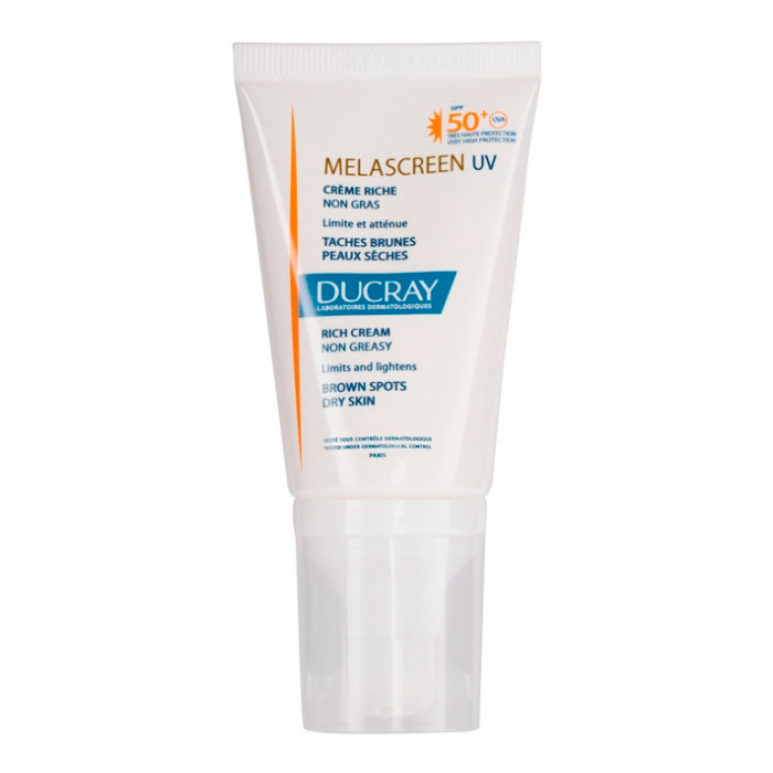 3282779207867 Ducray Melascreen Rich UV Cream Spf50+ 40ml - Image 1