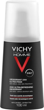 Vichy Homme Deodorant Spray 24h Ultra Frais - Deodorant - 100 ml