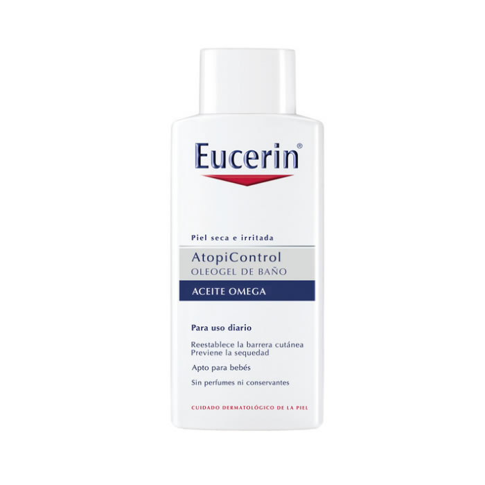 4005800072895_1 Eucerin Atopicontrol Oleogel Bath and Shower Oil 400ml - Image 1