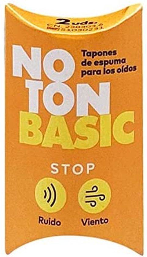 481x840-20 Noton Tapones Oidos No Ton Espuma 1 Par - Image 1