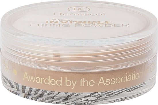 550x367-18 Dermacol Invisible Fixing Powder - Transparant Fixing Powder - Natural - 13 gram - Image 1