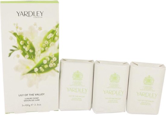 550x380-1 Yardley London Lily Of The Valley Yardley 3 X 104 ml Soap 104 ml for Women - Image 1