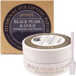 Black Pearl & Gold Hydrogel Eye Patches - Oogmaskers van Petitfée - Image 4