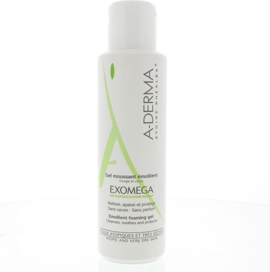 550x554-88 A derma A Derma Exomega Gel Limpiador Emoliente Cara Y Cuerpo 500ml - Image 1