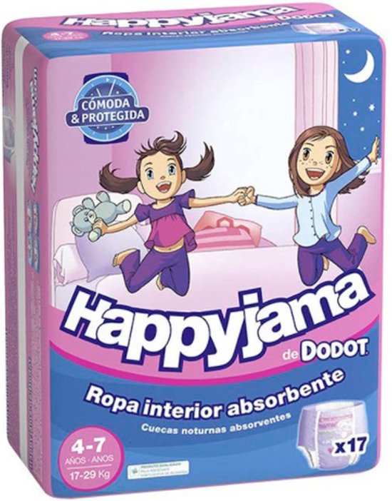 550x702-25 Dodot Happyjama Girl's Nightwear Size 7 - Image 1