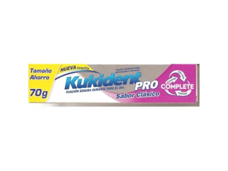 696328_b090b9705d1a46fc5bf0676c0e202adb Kukident Pro Complete Classic Flavor Adhesive Cream 70g - Image 1
