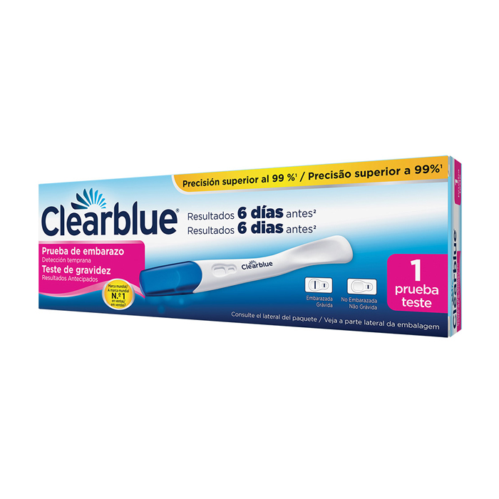 704807_2645ac15547d0c94c3169f3d04036ea7 Clearblue Pregnancy Test Early Detection 1 Units - Image 1