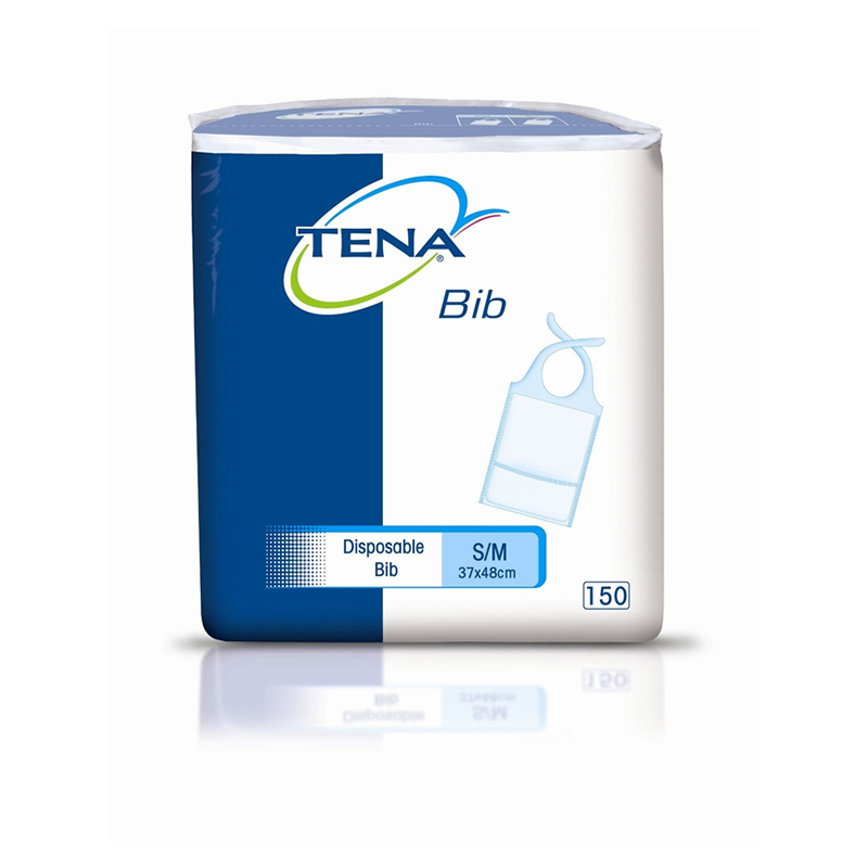 7322540445527_1 Tena Bibs Disposable Bibs 37x48 150U - Image 1