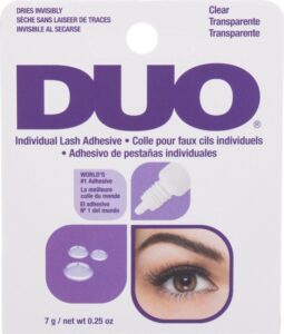 Duo Individual Lash Adhesive   Eyelash Glue   Clear